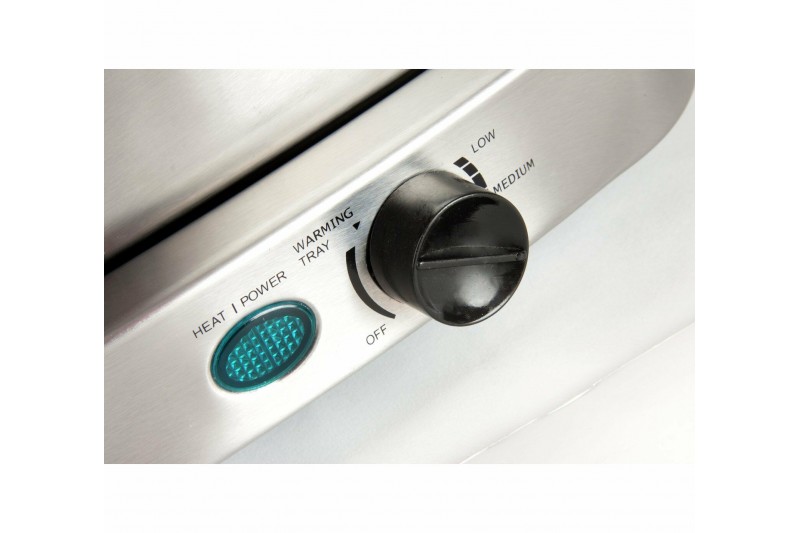 Gourmet Triple 6.4L Buffet Server with Warming Tray GBSTBS005 HOT FOOD PLATE Gourmet Triple 6.4L Buffet Server with Warming Tray GBSTBS005 HOT FOOD PLATE