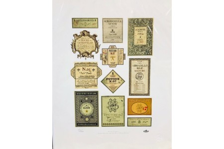 Harry Potter Potion Labels SP M Limited Edition Collection Sheet N0 51/1000