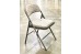 Sudden Comforts Deluxe Padded Steel Fabric Folding Chair Grey Brown