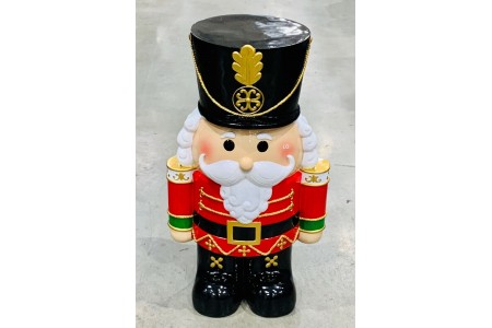 Santa Nutcracker Christmas Decoration Indoor Outdoor 2ft 4 62.23 cm