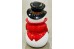 Hand Painted Ceramic Christmas Snowman Cookie Jar