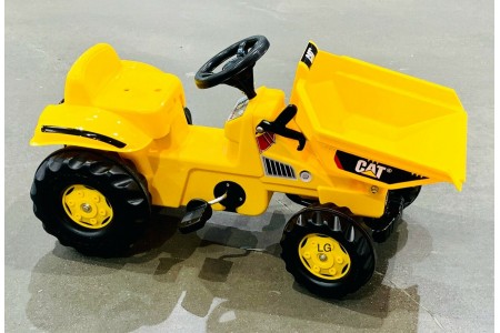 Caterpillar Kids Ride On Dumper Pedal Ride On Rolly Cat Childs Dump Truck