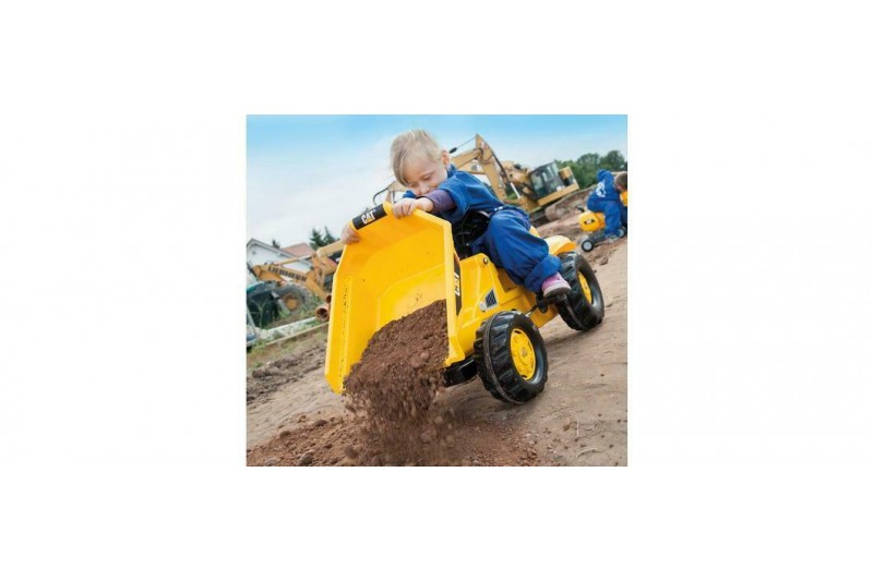 Caterpillar Kids Ride On Dumper Pedal Ride On Rolly Cat Childs Dump Truck